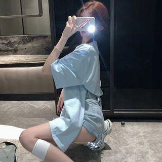Open-back Loose T-shirt