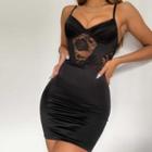 Strappy Lace Bodycon Dress