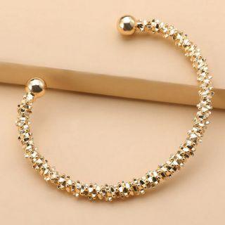 Alloy Bangle 1 Pc - Gold - One Size