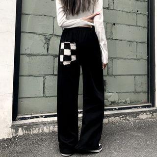 Checkerboard Pocket Sweatpants