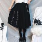 Japanese Character Midi Skirt