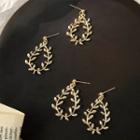 Alloy Branches Drop Earring 1 Pair - Gold - One Size