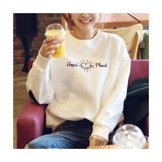 Long-sleeved Printed Sweatshirt