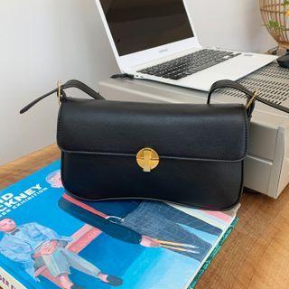 Turn-lock Flap Shoulder Bag