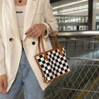 Checkerboard Pattern Tote Bag