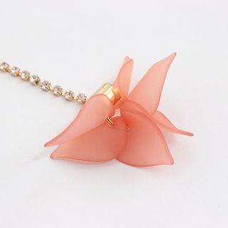 Acrylic Petal Dangle Earring As Shown In Figure - One Size