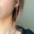 Chain Fringed Cuff Earring