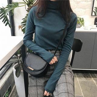 Long-sleeve Cowl Neck T-shirt