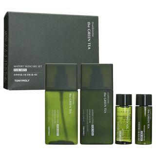 Tonymoly - The Green Tea Truebiome Watery Skincare Set For Men 4 Pcs