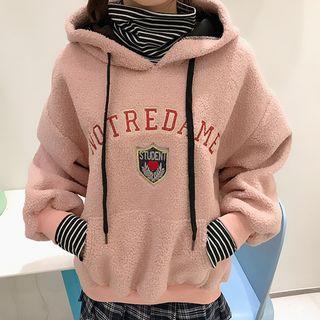 Applique Fleece Hoodie