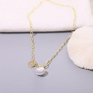 Love Heart Necklace Golden - One Size