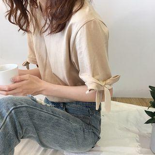 Tied Short-sleeve T-shirt