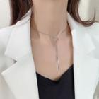 Hollow Triangle Necklace Hollow Triangle Necklace - Silver - One Size