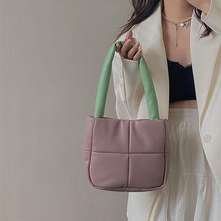 Two-tone Hand Bag
