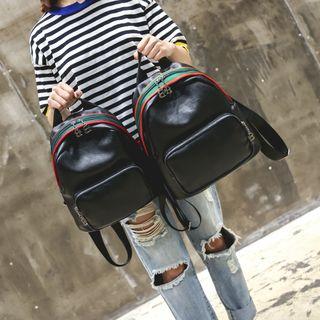 Faux-leather Backpack (2 Size)