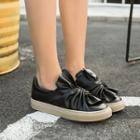 Lace-less Flat Sneakers