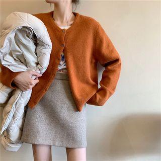 Crew-neck Cardigan / Short-sleeve T-shirt