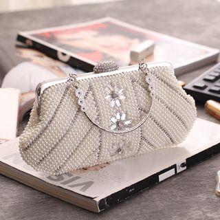 Faux Pearl Evening Handbag