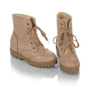 Perforated Short Boots