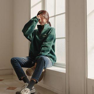 Printed Anorak Sweatshirt