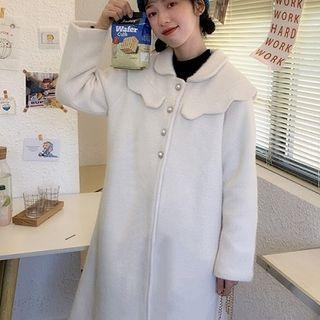 Ruffle Button Coat