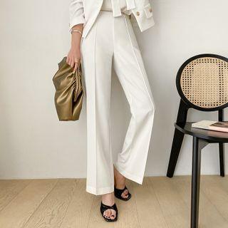 Seamline Straight Dress Pants