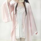 Chinese Style Sleeveless Mini Dress / Robe / Set