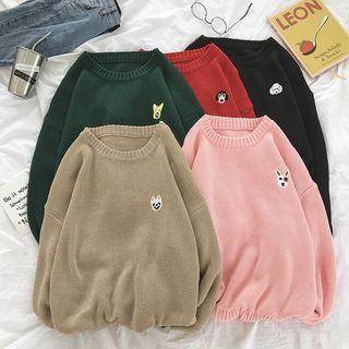 Animal Embroidery Sweater