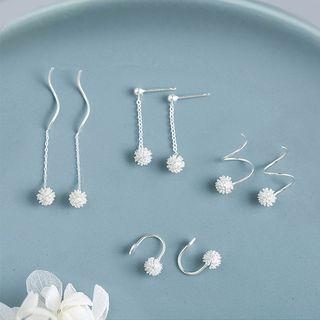 S925 Silver Snow Drop Earring