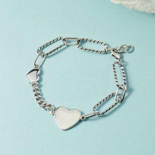 Heart Chain Bracelet As Shown In Figure - One Size