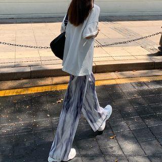 Tie-dyed Straight Leg Pants As Shown In Figure - One Size