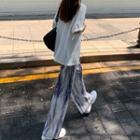 Tie-dyed Straight Leg Pants As Shown In Figure - One Size
