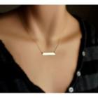 Rectangle Alloy Necklace