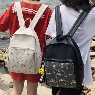 Faux Leather Lace Backpack
