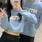 Couple-matching Lettering Sweater (various Designs)