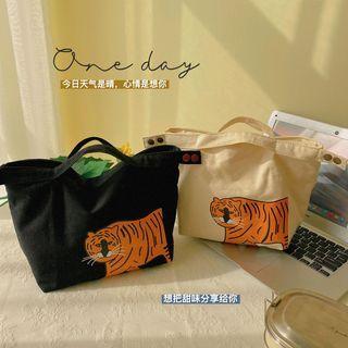 Cartoon Tiger Print Handbag