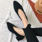 Furry Pointy Toe Pumps