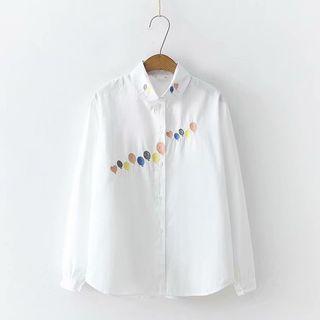 Balloon Embroidery Shirt