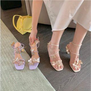 Butterfly High-heel Sandals