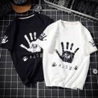 Short Sleeve Hand Print T-shirt