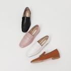 Pleather Banded Loafers