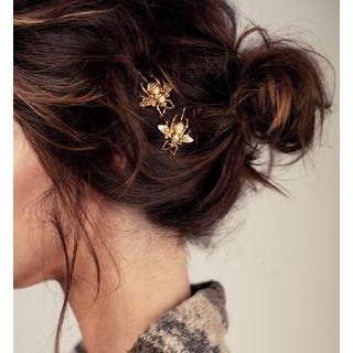 Bee Hair Pin Gold - One Size