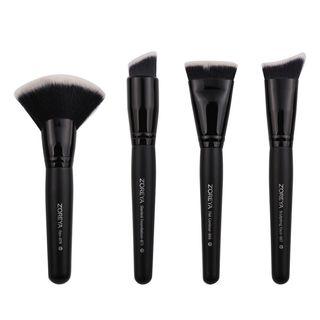 Set Of 4: Makeup Brush As Shown In Figure - One Size