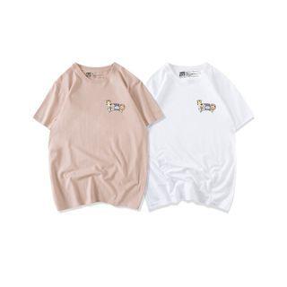 Short-sleeve Animal Print Tee