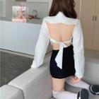 Bow-back Shirt / Asymmetrical Skort