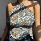 Paisley Print Halter Top