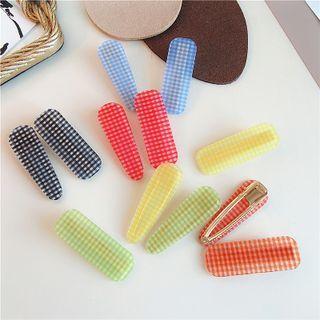 Check Hair Clip (various Designs)