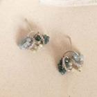 Rhinestone Gemstone Fringed Earring