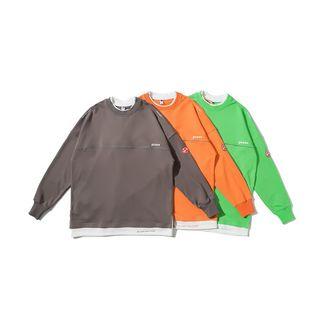 Mock Two Pieces Pullover