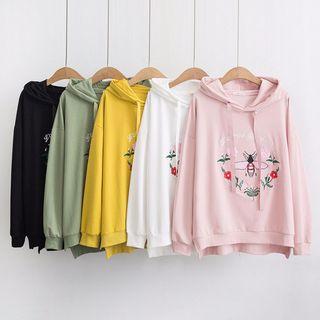 Bee Embroidered Hoodie